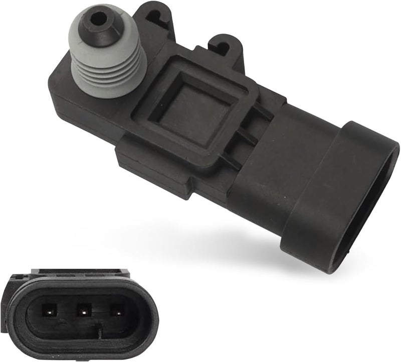 dawfall Pack-1 Car Fuel Tank Pressure Sensor, Vapor Vent Port Tank Pressure Sensor, Replacement OEM #16238399, 9377680, 09377680, 16196060 Accessories, Compatible with Delphi Third Generation (Black) - Image 1